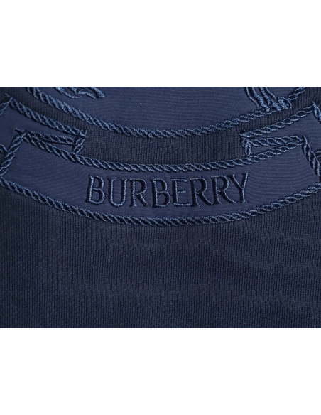 Burberry Oak War Horse Embroidered Crew Neck Sweatshirt,Burberry Sweatshirt,Low Price High quality,legit seller