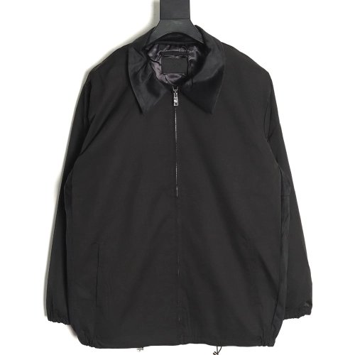 Prada Corduroy Collar Long Sleeve Jacket,Prada Jacket,Jacket,APPAREL