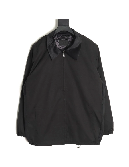 Prada Corduroy Collar Long Sleeve Jacket,Prada Jacket,Jacket,APPAREL