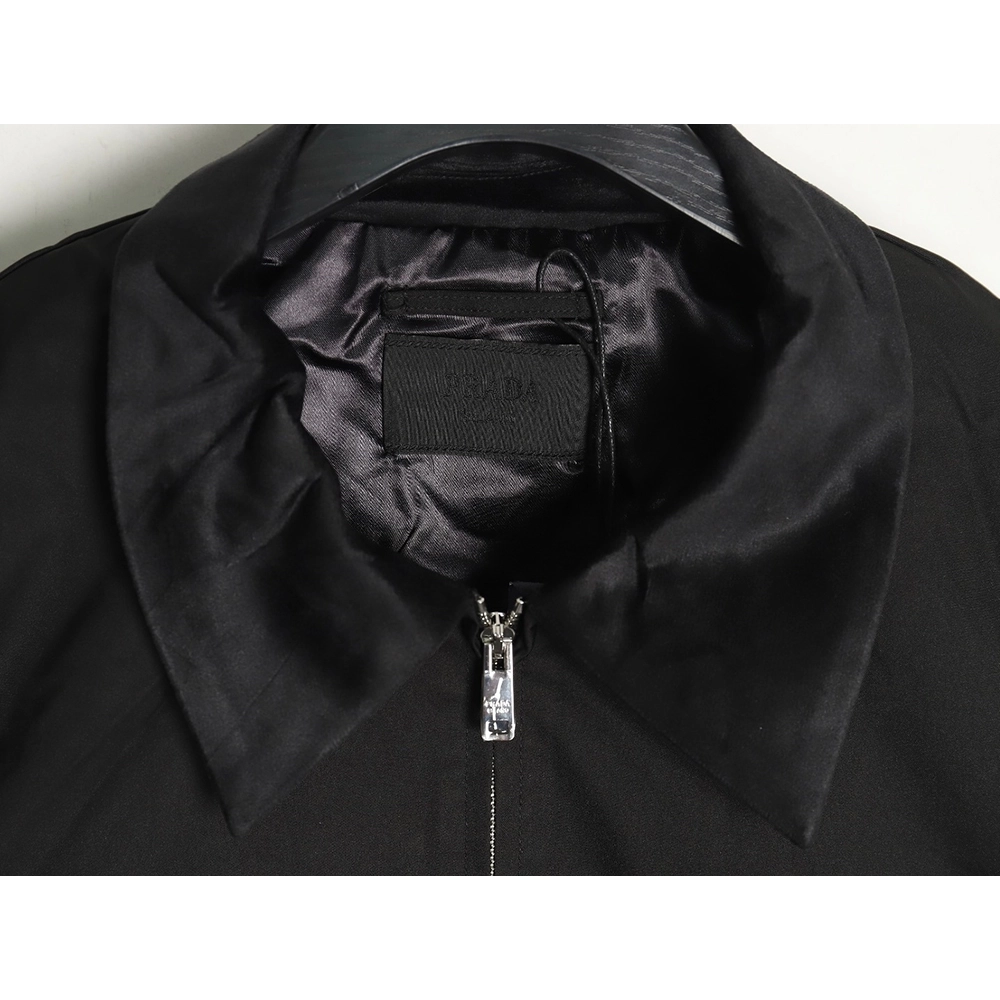 Prada Corduroy Collar Long Sleeve Jacket,Prada Jacket,Jacket,APPAREL