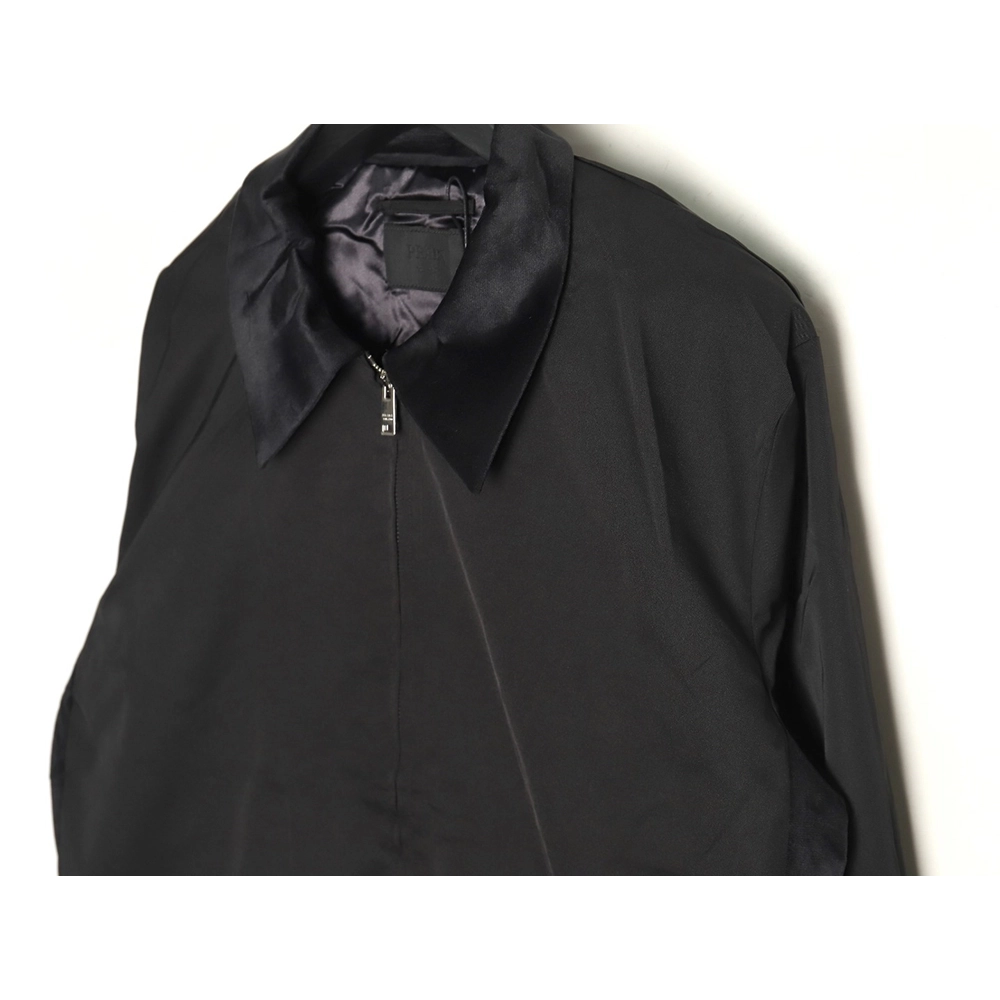 Prada Corduroy Collar Long Sleeve Jacket,Prada Jacket,Jacket,APPAREL