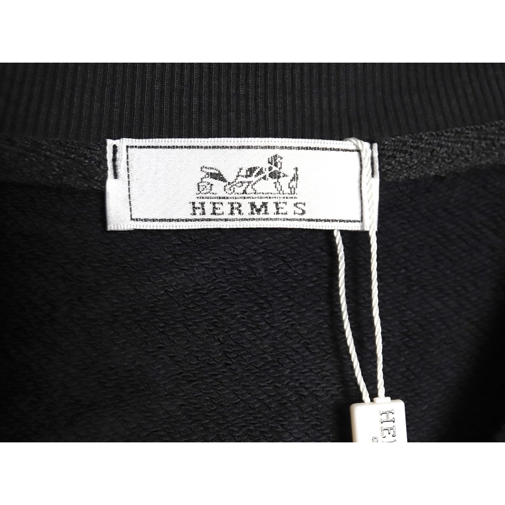 Hermes logo print crew neck sweatshirt,Hermes Sweatshirt,Low Price High quality,legit seller