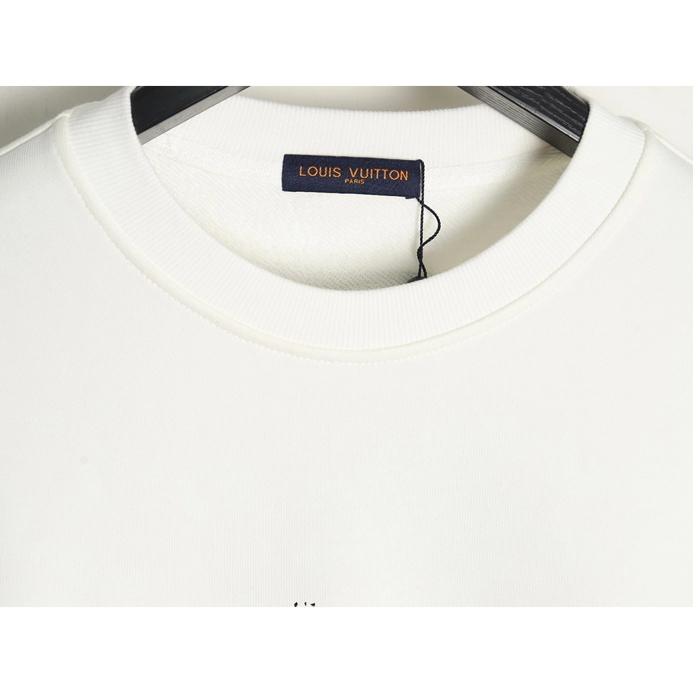 Louis Vuitton graffiti lettering crew neck sweatshirt,Louis Vuitton Sweatshirt,Low Price High quality,legit seller
