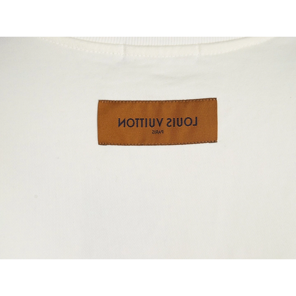 Louis Vuitton graffiti lettering crew neck sweatshirt,Louis Vuitton Sweatshirt,Low Price High quality,legit seller