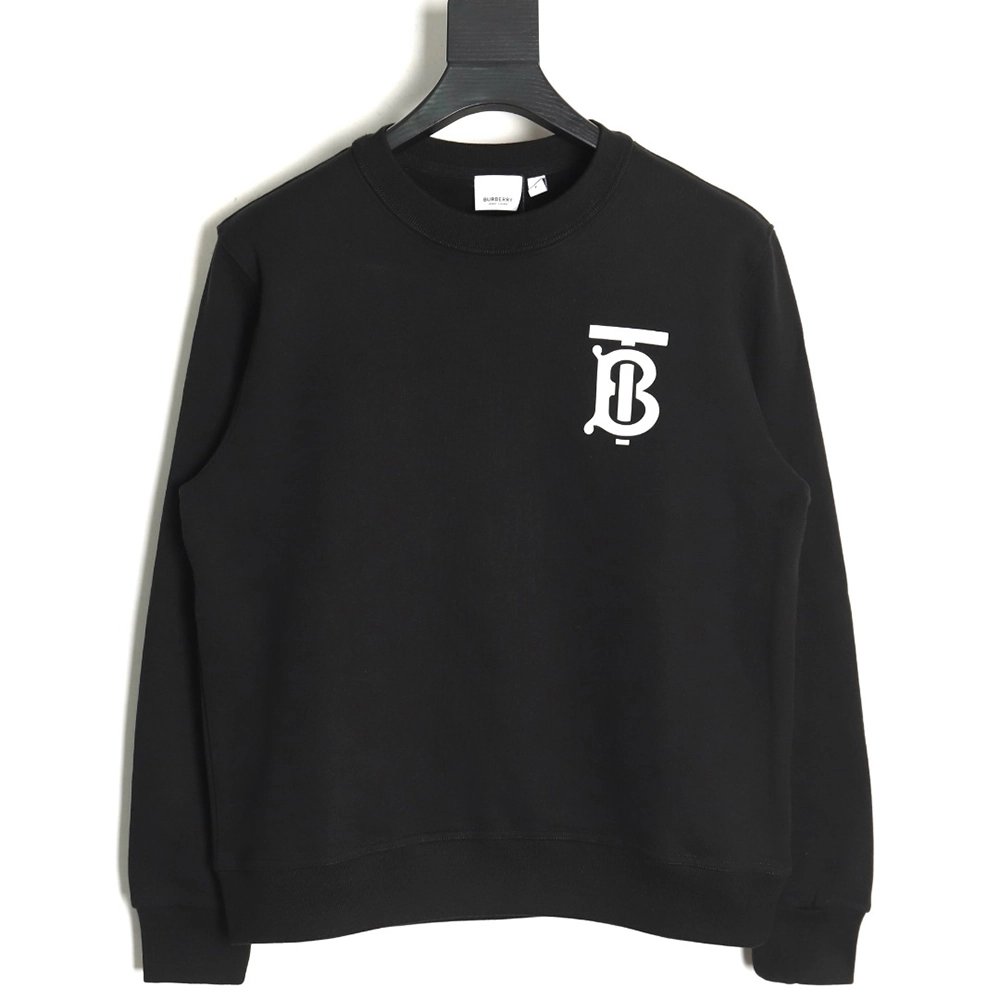 Burberry classic TB letter crew neck sweatshirt,Burberry Sweatshirt,Low Price High quality,legit seller