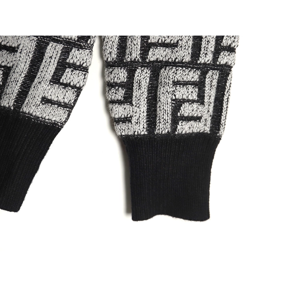 Fendi FF jacquard sweater cardigan,Fendi Jacket,Jacket,APPAREL