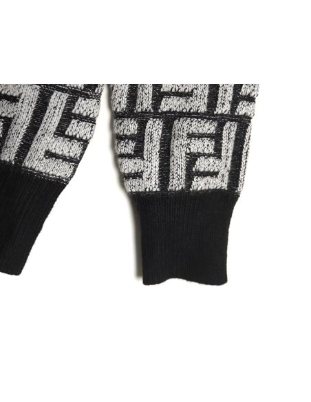 Fendi FF jacquard sweater cardigan,Fendi Jacket,Jacket,APPAREL