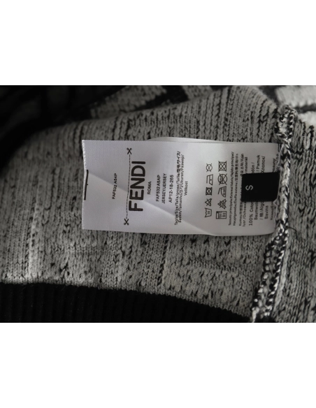 Fendi FF jacquard sweater cardigan,Fendi Jacket,Jacket,APPAREL