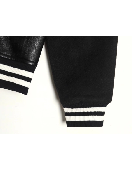 Louis Vuitton printed leather baseball jacket,Louis Vuitton Jacket,Jacket,APPAREL