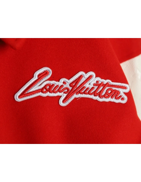 Louis Vuitton floral embroidered baseball jacket,Louis Vuitton Jacket,Jacket,APPAREL
