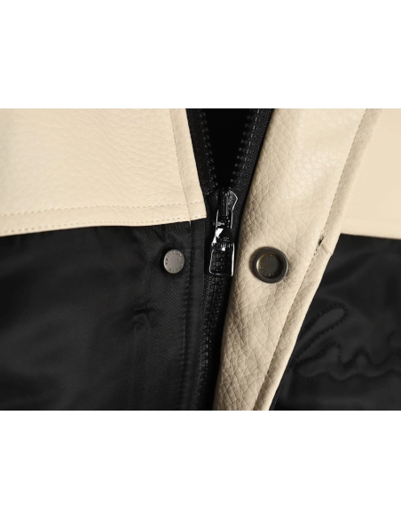 Louis Vuitton contrast color stitching baseball jacket,Louis Vuitton Jacket,Jacket,APPAREL