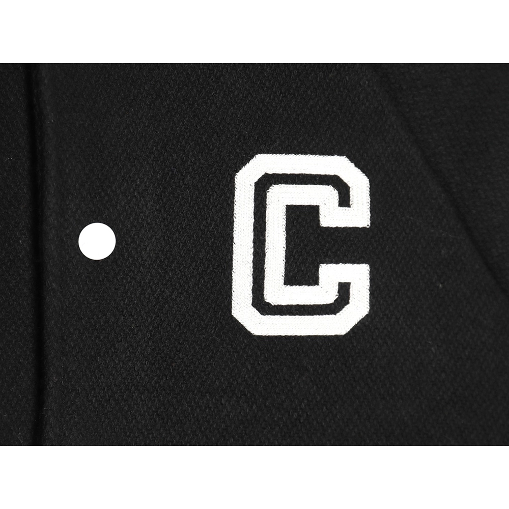 Celine embroidered logo baseball jacket,Celine Jacket,Jacket,APPAREL