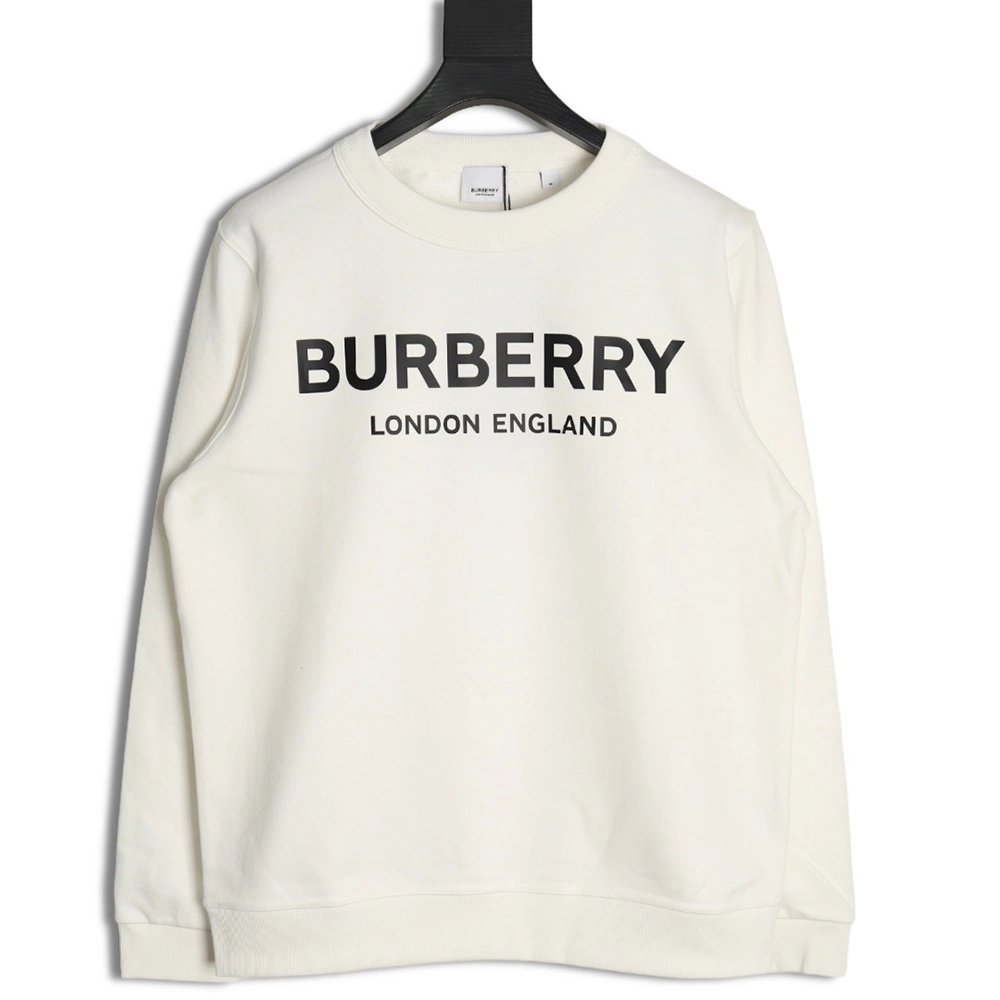 Burberry classic letter print crew neck sweatshirt,Burberry Sweatshirt,Low Price High quality,legit seller