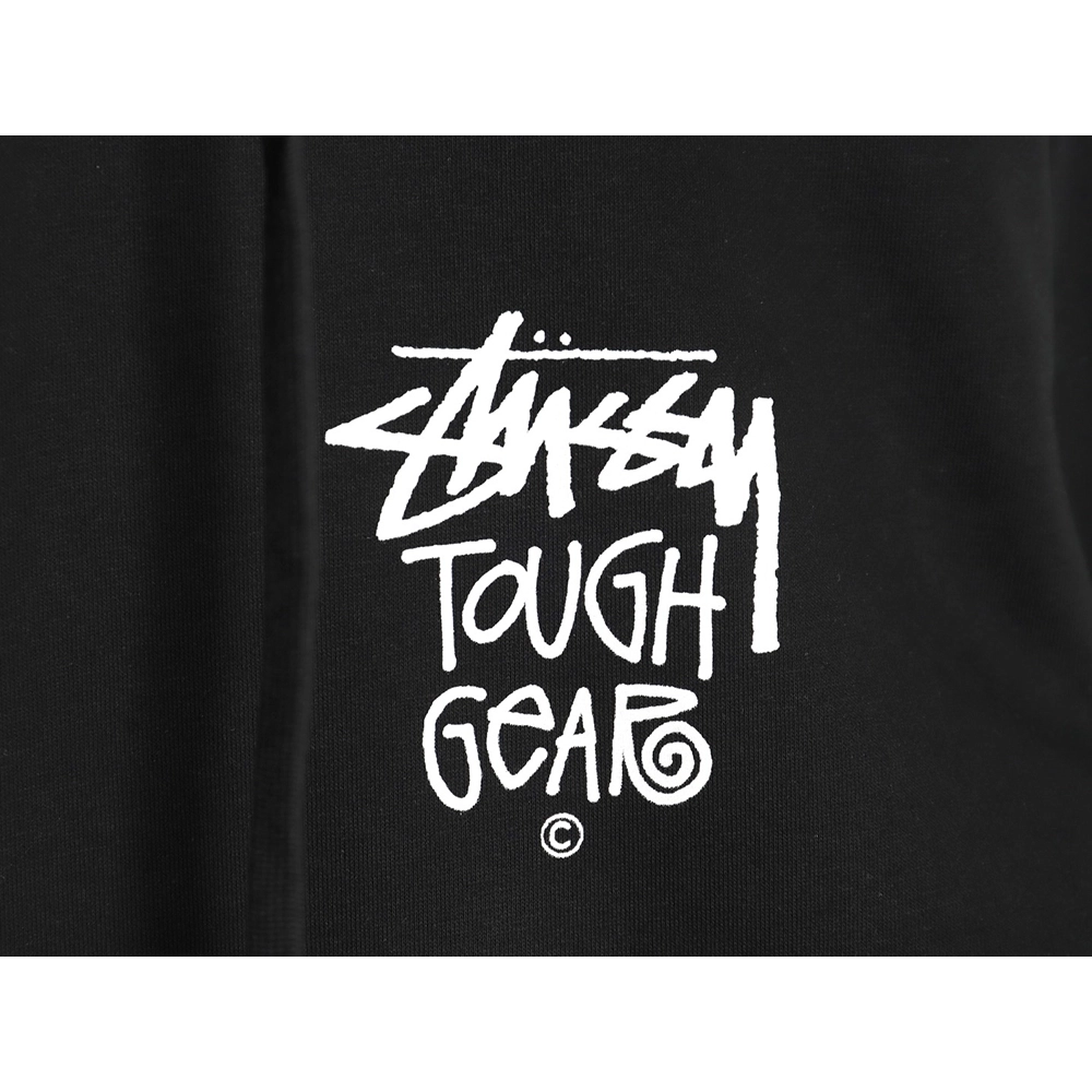 Stussy TGH letter printed hooded plus fleece hoodie,Stussy Hoodie,Hoodie,APPAREL