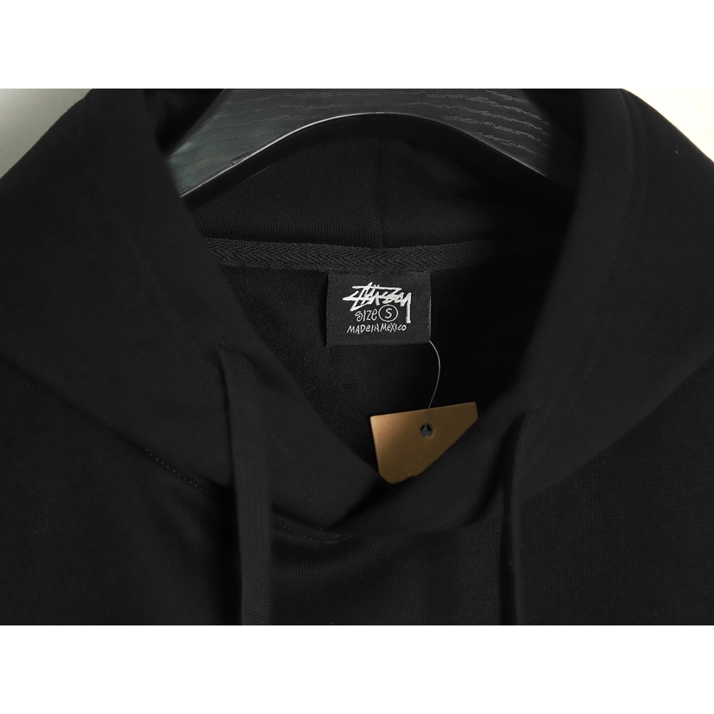Stussy TGH letter printed hooded plus fleece hoodie,Stussy Hoodie,Hoodie,APPAREL