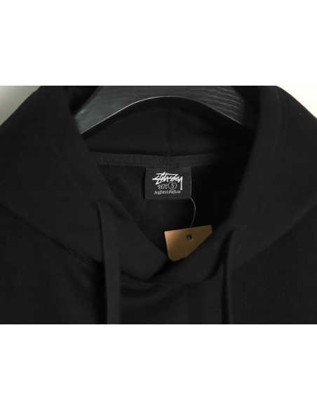 Stussy TGH letter printed hooded plus fleece hoodie,Stussy Hoodie,Hoodie,APPAREL