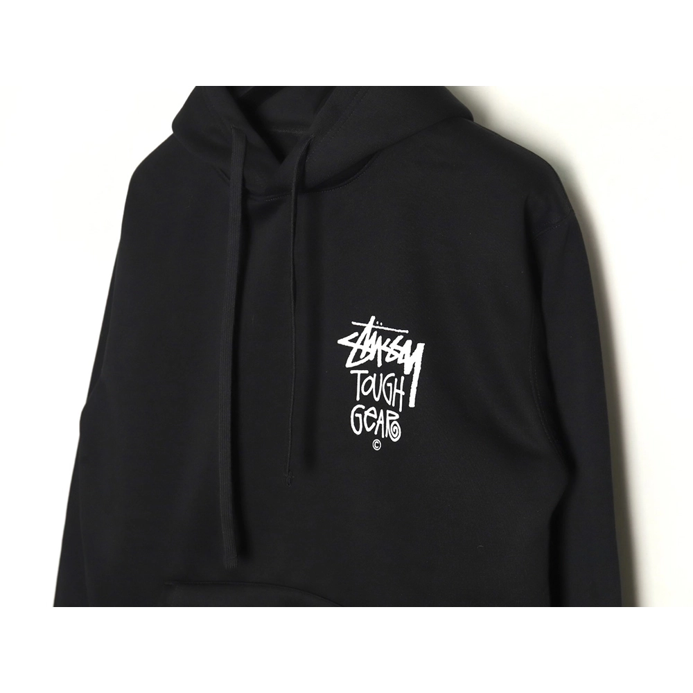 Stussy TGH letter printed hooded plus fleece hoodie,Stussy Hoodie,Hoodie,APPAREL