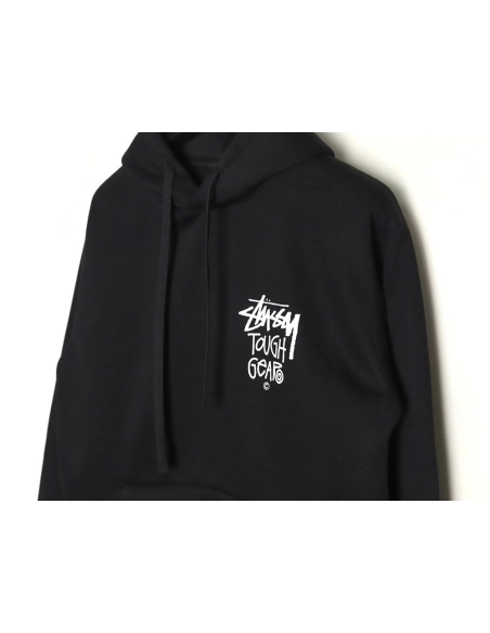 Stussy TGH letter printed hooded plus fleece hoodie,Stussy Hoodie,Hoodie,APPAREL