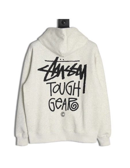 Stussy TGH letter printed hooded plus fleece hoodie,Stussy Hoodie,Hoodie,APPAREL