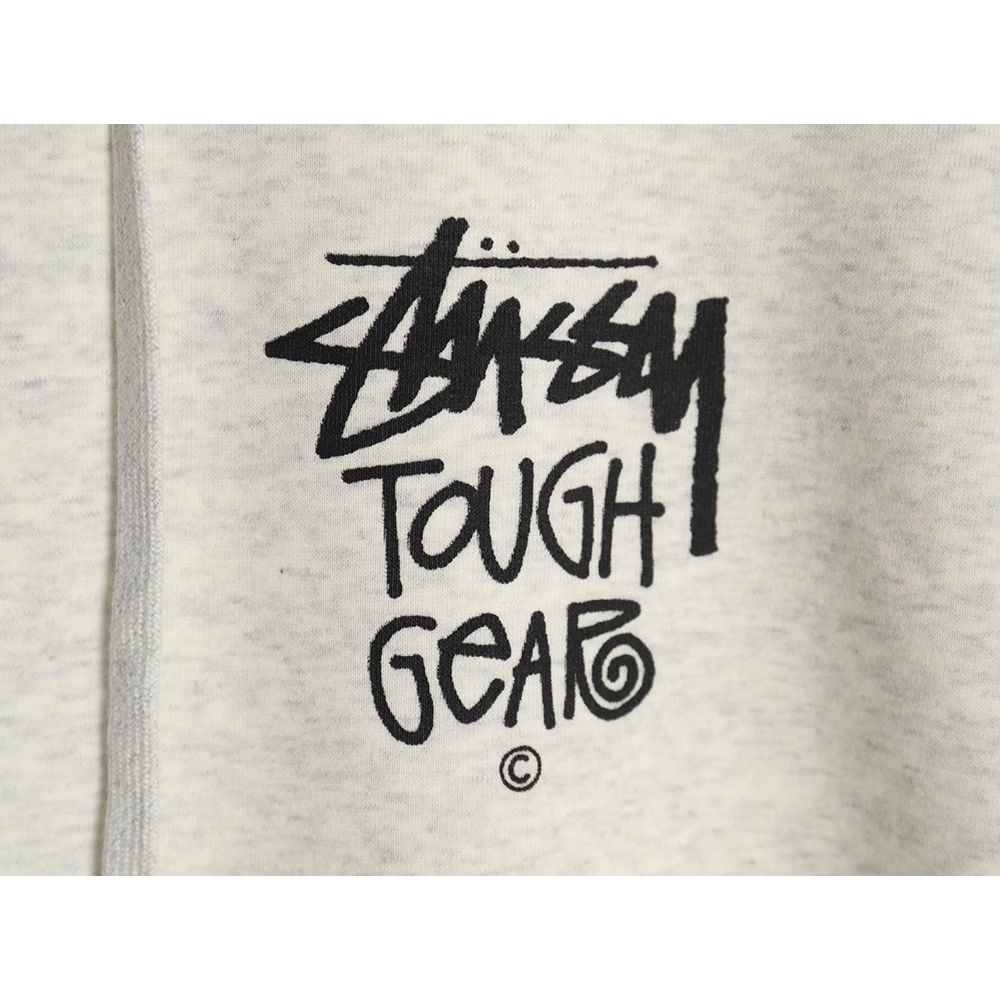 Stussy TGH letter printed hooded plus fleece hoodie,Stussy Hoodie,Hoodie,APPAREL