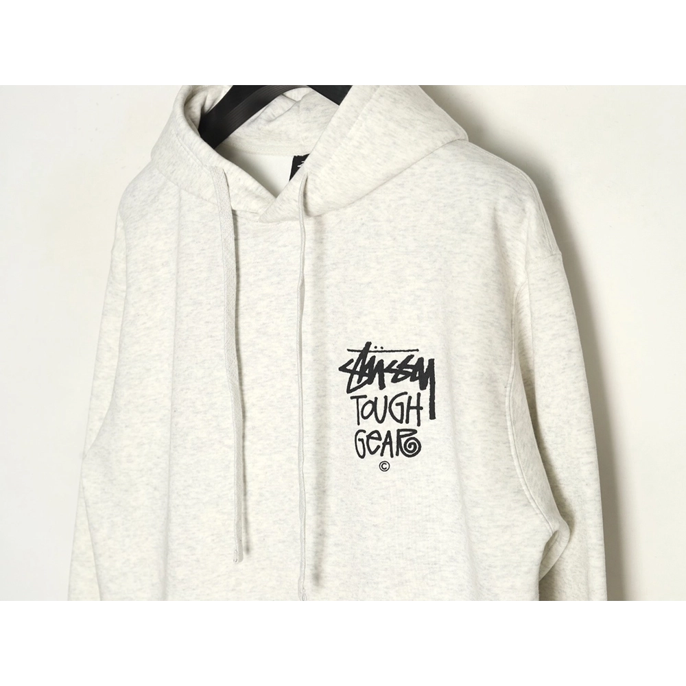 Stussy TGH letter printed hooded plus fleece hoodie,Stussy Hoodie,Hoodie,APPAREL