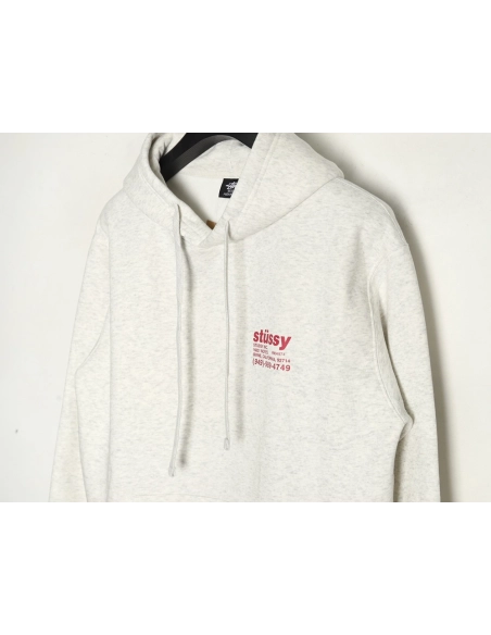 Stussy joint element logo hooded plus fleece hoodie,Stussy Hoodie,Hoodie,APPAREL
