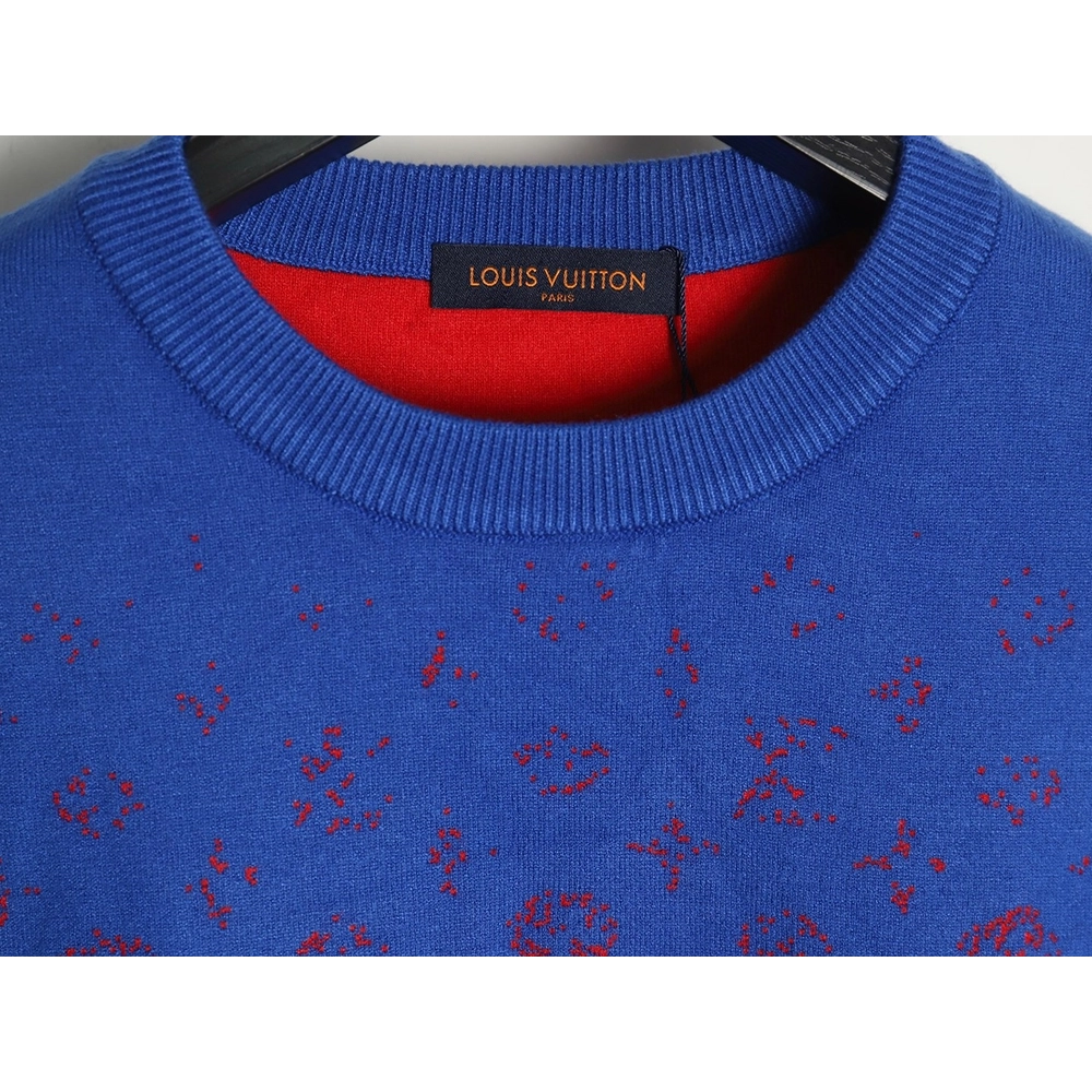 Louis Vuitton all over printed old flower starry sky gradient knitted sweater,Louis Vuitton Sweatshirt,Low Price High quality,le