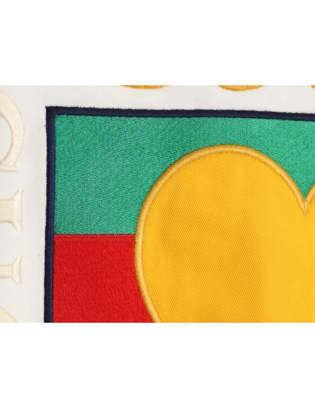 Gucci Heart Embroidered Crew Neck Sweatshirt,Gucci Sweatshirt,Low Price High quality,legit seller