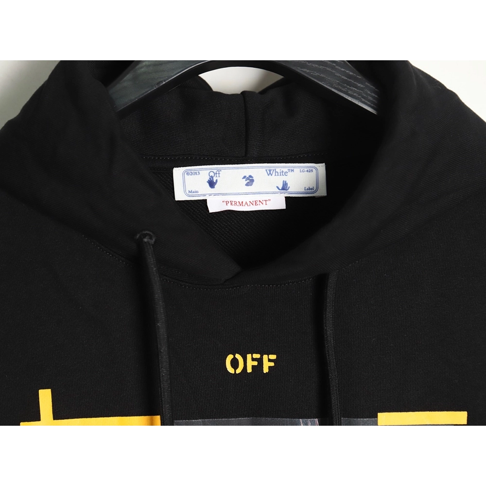 Off white religious print hoodie,Off White Hoodie,Hoodie,APPAREL
