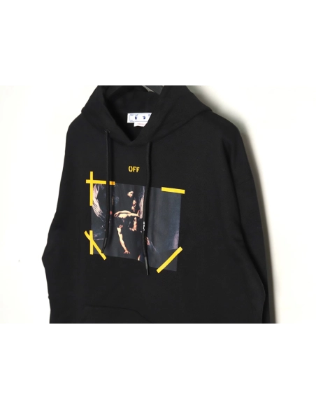 Off white religious print hoodie,Off White Hoodie,Hoodie,APPAREL
