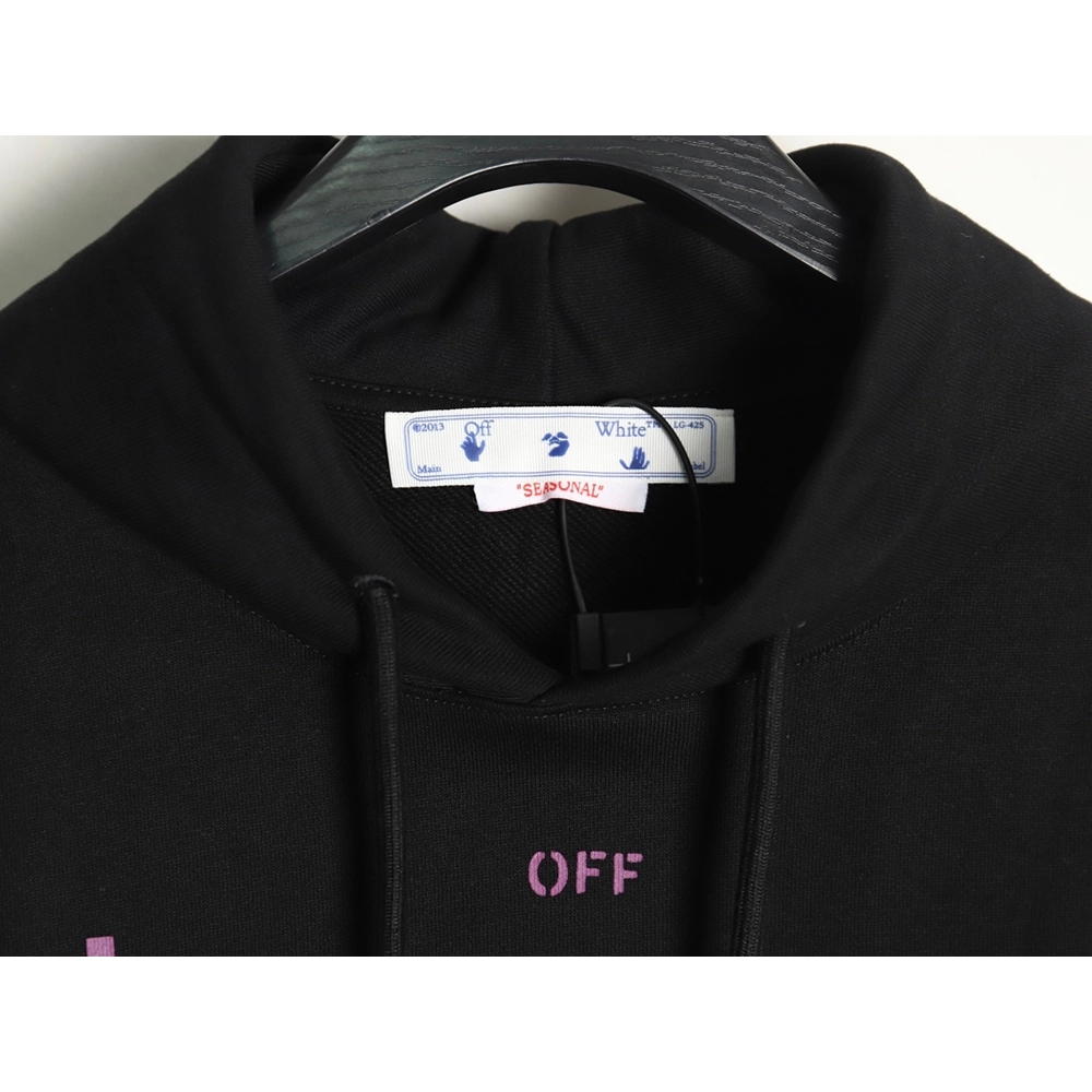 Off white religious print hoodie,Off White Hoodie,Hoodie,APPAREL