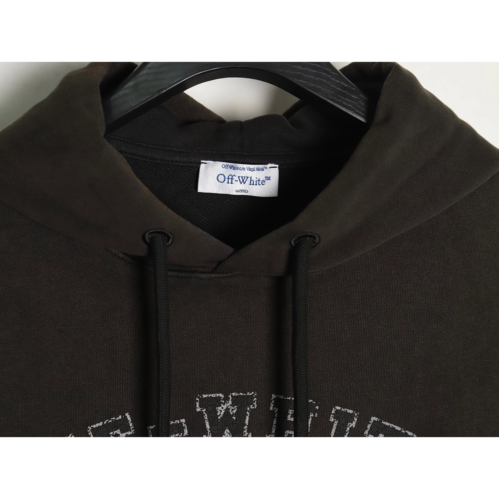 Off white washed religious hoodie,Off White Hoodie,Hoodie,APPAREL