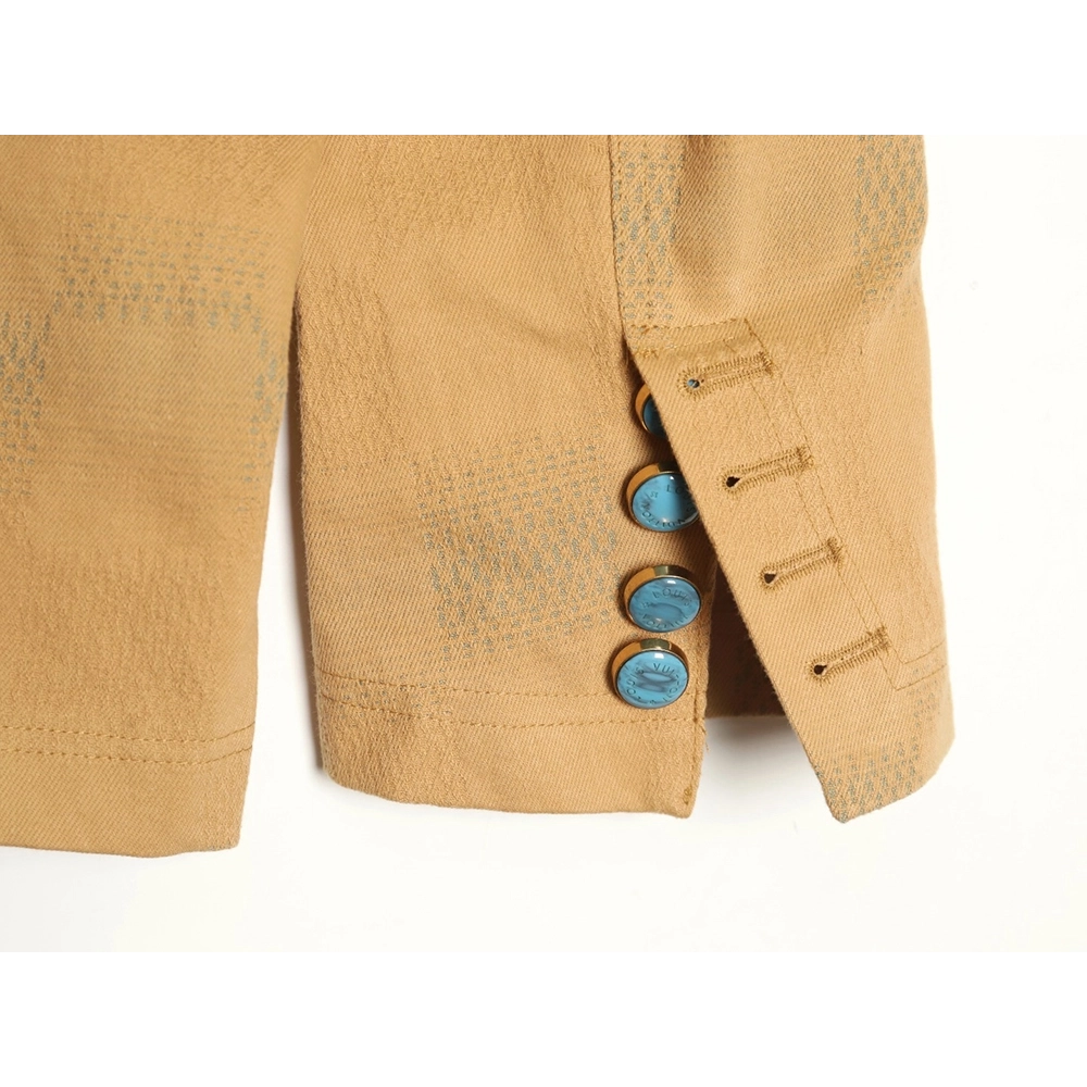Louis Vuitton Pharrell cobranded checkerboard pattern jacket,Louis Vuitton Jacket,Jacket,APPAREL