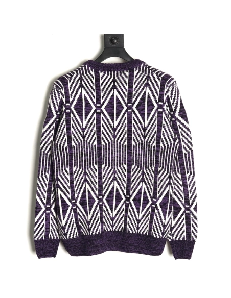 Dior jacquard geometric knit sweater,Dior Sweatshirt,Low Price High quality,legit seller