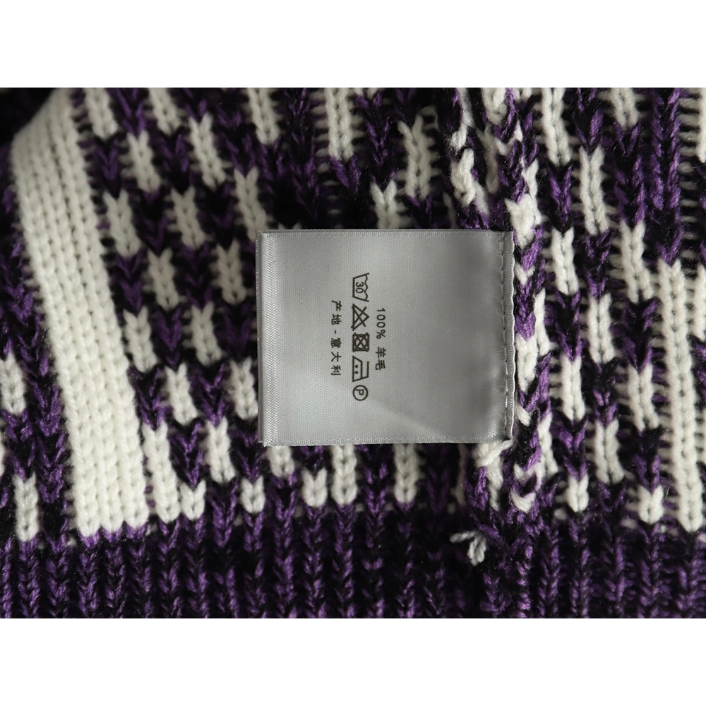 Dior jacquard geometric knit sweater,Dior Sweatshirt,Low Price High quality,legit seller