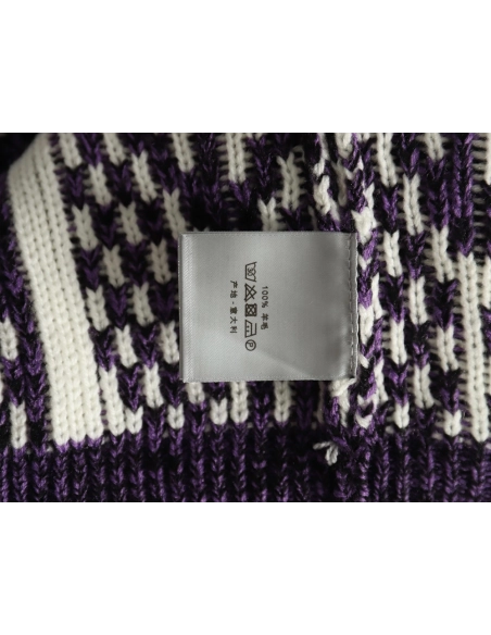 Dior jacquard geometric knit sweater,Dior Sweatshirt,Low Price High quality,legit seller