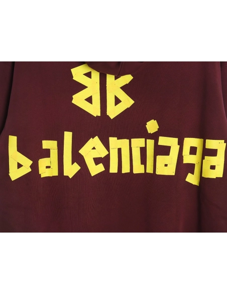 Balenciaga Tape Hoodie,Balenciaga Hoodie,Hoodie,APPAREL