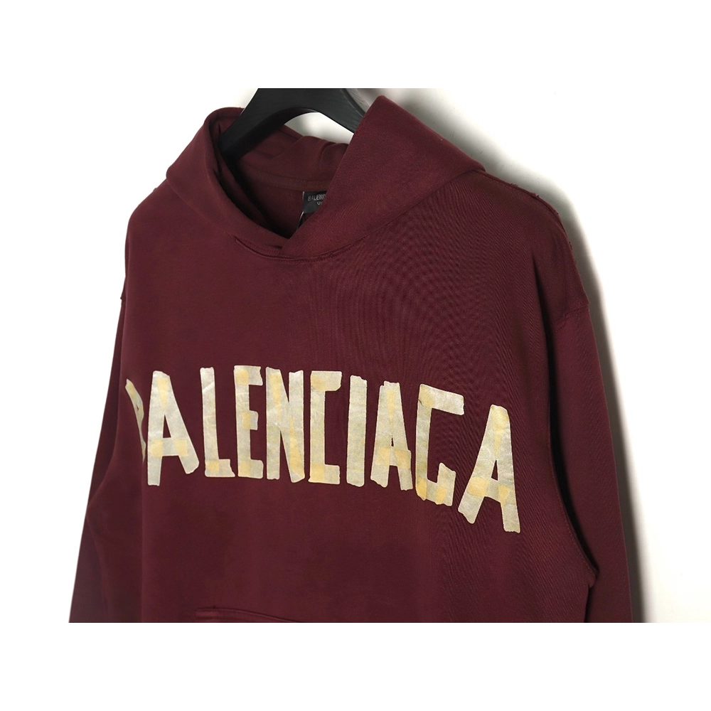 Balenciaga Tape Hoodie,Balenciaga Hoodie,Hoodie,APPAREL