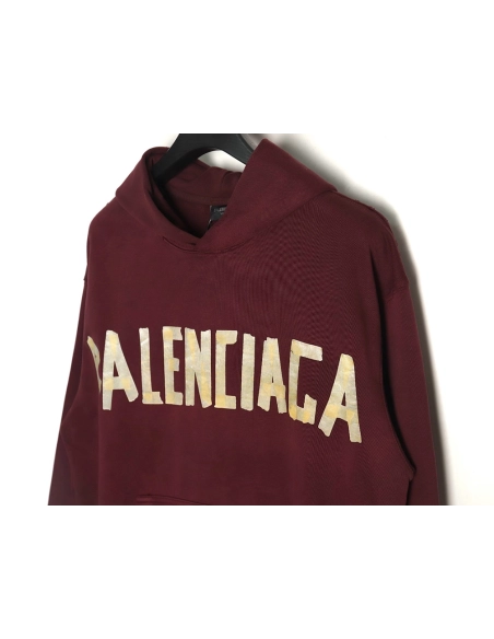 Balenciaga Tape Hoodie,Balenciaga Hoodie,Hoodie,APPAREL