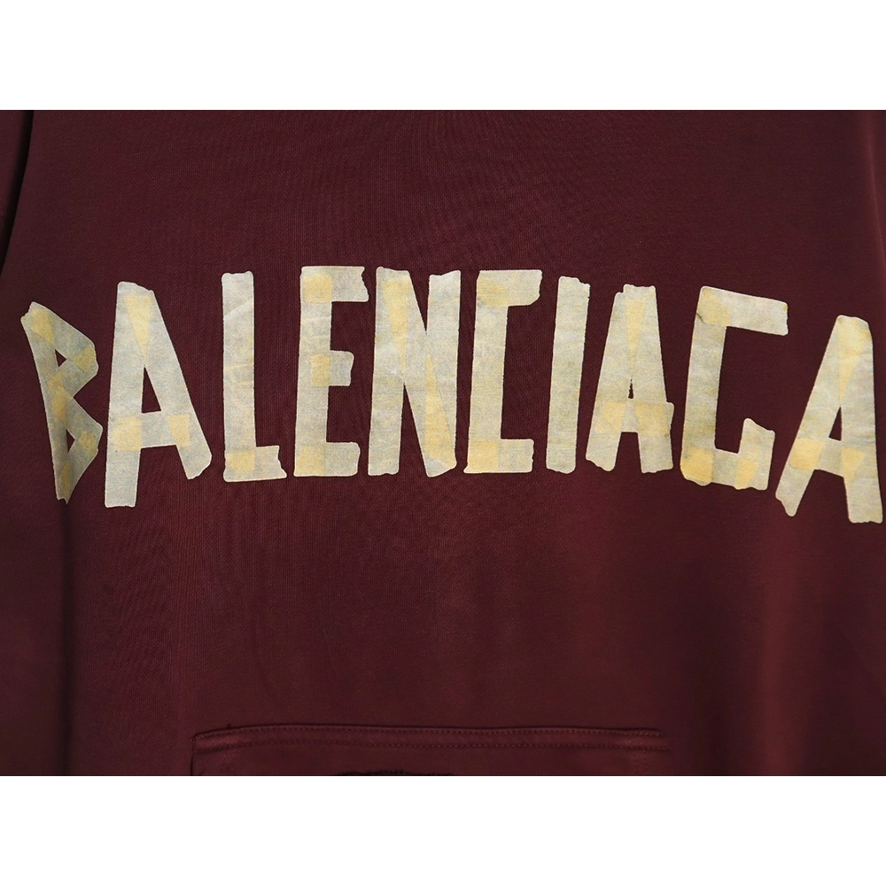 Balenciaga Tape Hoodie,Balenciaga Hoodie,Hoodie,APPAREL