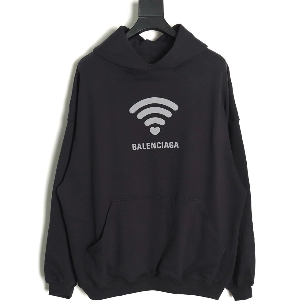 Balenciaga wireless letter print crew neck sweatshirt,Balenciaga Sweatshirt,Low Price High quality,legit seller