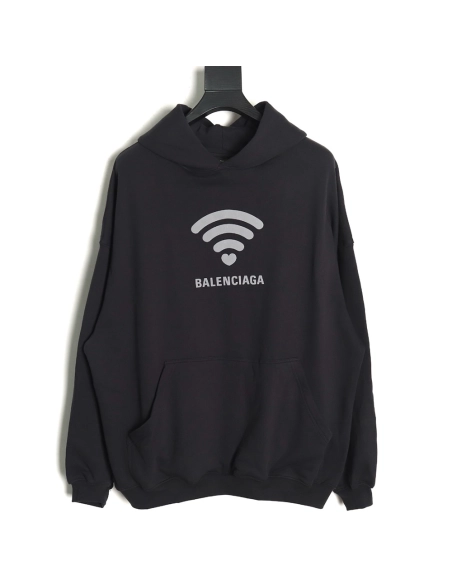 Balenciaga wireless letter print crew neck sweatshirt,Balenciaga Sweatshirt,Low Price High quality,legit seller