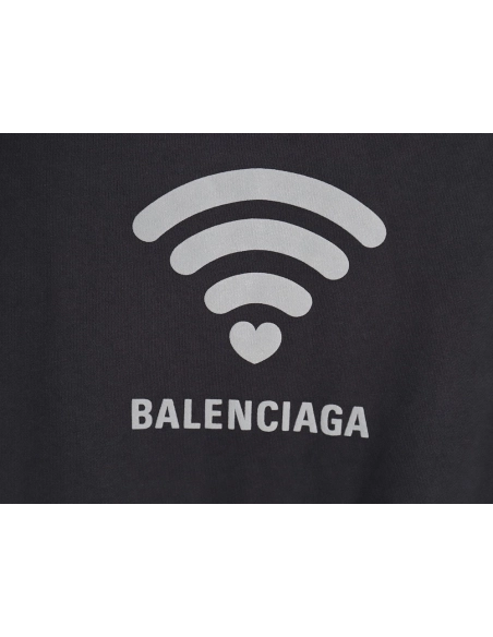 Balenciaga wireless letter print crew neck sweatshirt,Balenciaga Sweatshirt,Low Price High quality,legit seller