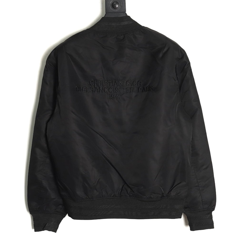 Dior 1947 logo embroidered bomber jacket,Balenciaga Jacket,Jacket,APPAREL