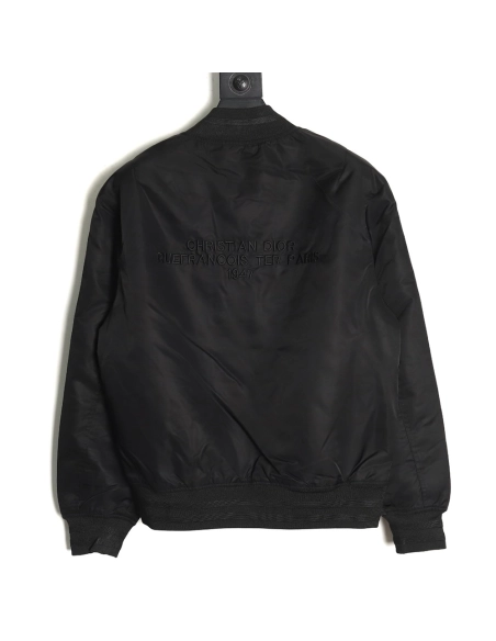 Dior 1947 logo embroidered bomber jacket,Balenciaga Jacket,Jacket,APPAREL