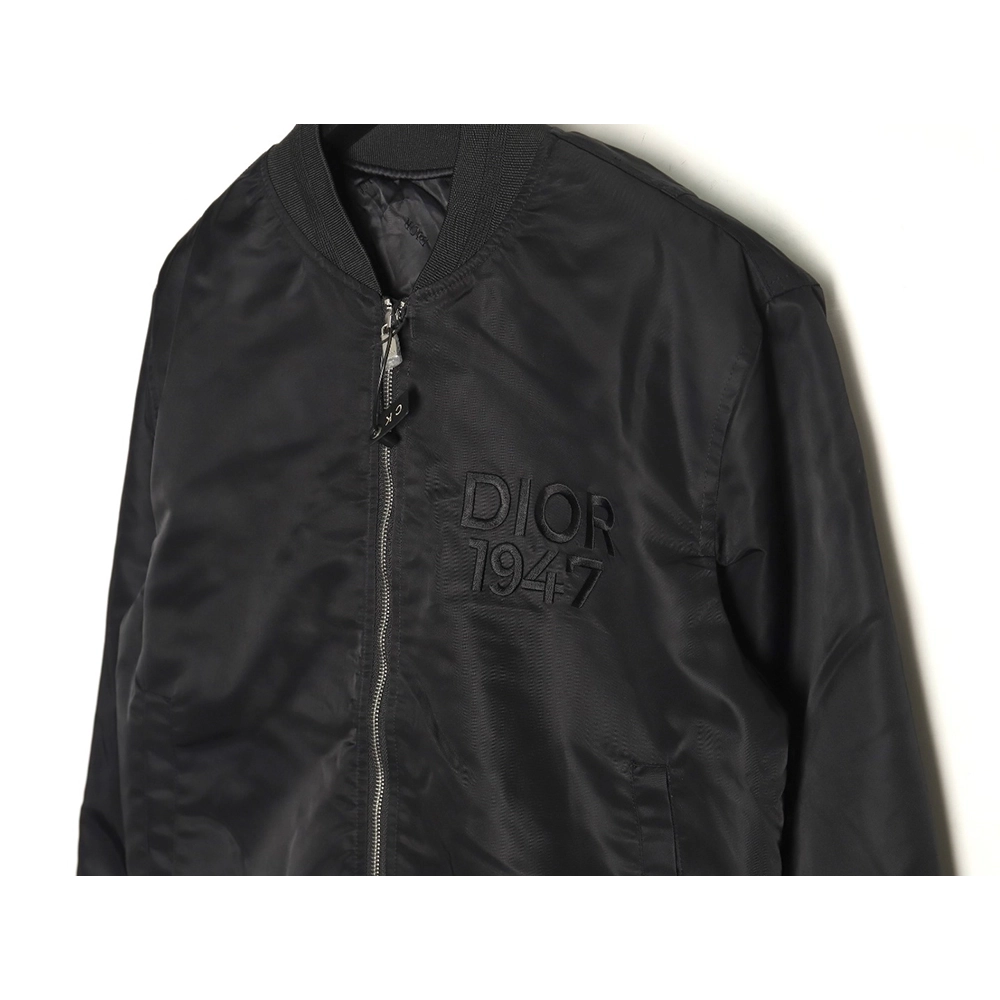 Dior 1947 logo embroidered bomber jacket,Balenciaga Jacket,Jacket,APPAREL