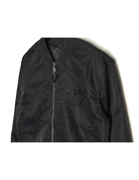 Dior 1947 logo embroidered bomber jacket,Balenciaga Jacket,Jacket,APPAREL