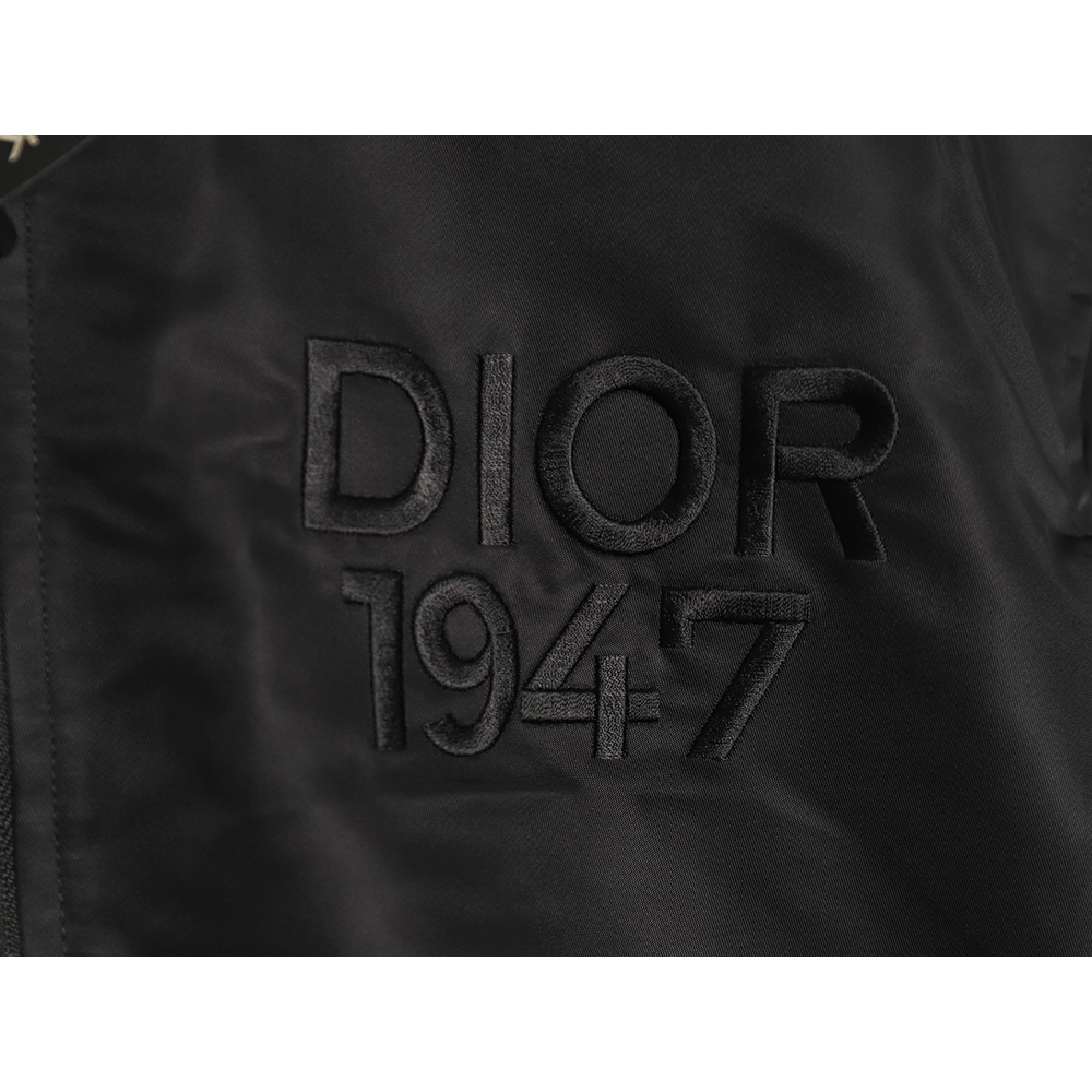 Dior 1947 logo embroidered bomber jacket,Balenciaga Jacket,Jacket,APPAREL