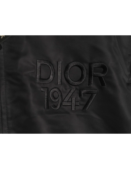 Dior 1947 logo embroidered bomber jacket,Balenciaga Jacket,Jacket,APPAREL