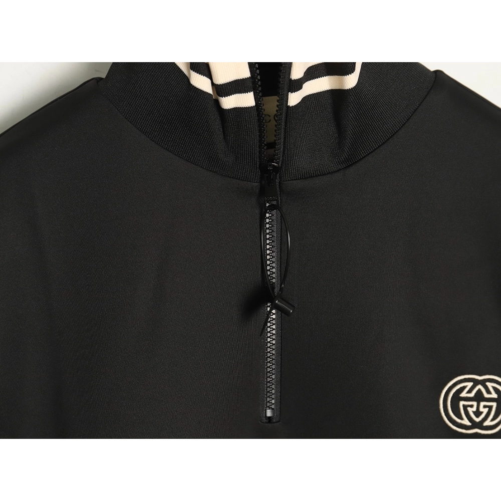 Gucci interlocking double G half zip jacket,Gucci Jacket,Jacket,APPAREL
